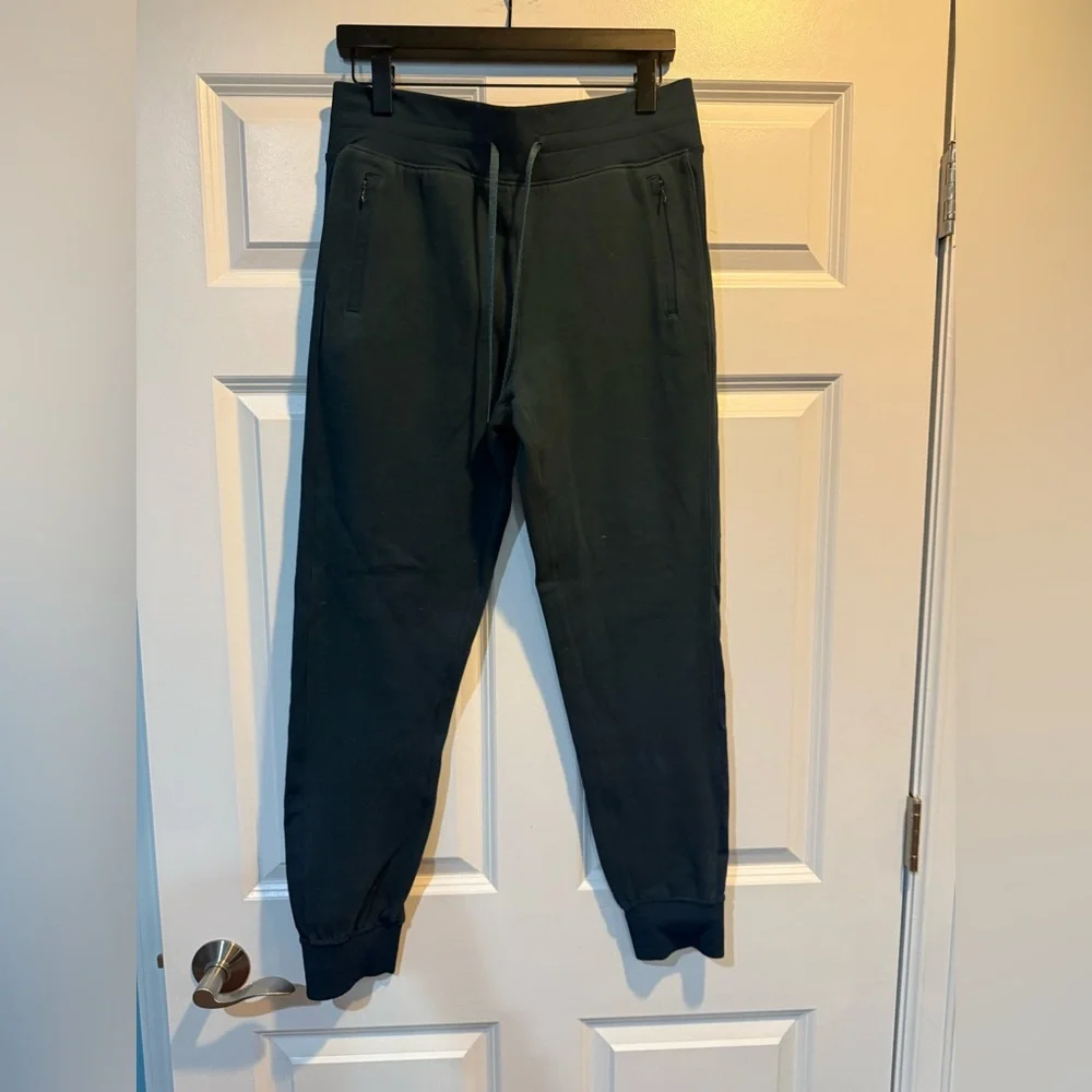 lululemon athletica Dark Green Joggers Size 8 - Picture 1 of 5